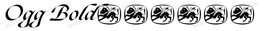 Ogg Bold字体转换